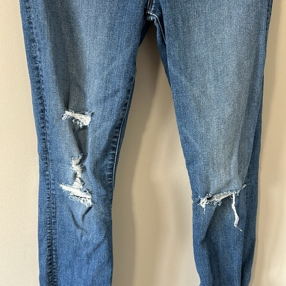 MOTHER The Swooner Ankle Fray Jean Weekend Warrior Mid Rise Stretch Sz 26 - Picture 5 of 16